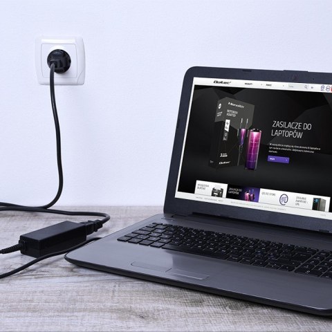 Qoltec Zasilacz specjalizowany do Asus 65W | SmartPlug | 3 wtyczki | +kabel zasilający