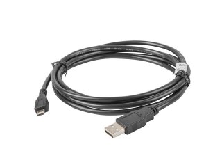 Kabel Lanberg CA-USBM-10CC-0018-BK (USB 2.0 M - Micro USB M; 1,8m; kolor czarny)