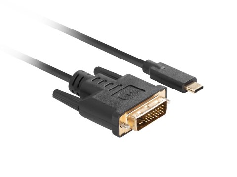 LANBERG KABEL USB-C(M)->DVI-D(24+1)(M) 1.8M CZARNY CA-CMDV-10CU-0018-BK