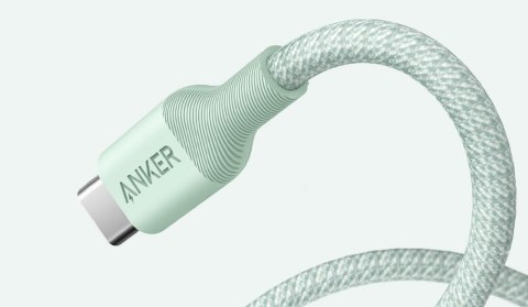 Kabel Anker 544 USB-C do USB-C Bio-Nylon 1.8m 140W zielony