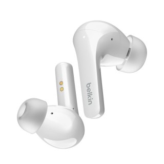 Słuchawki bezprzewodowe douszne Belkin SoundForm Flow Noise Cancellation Earbuds ANC BT5.2 IPX5 White