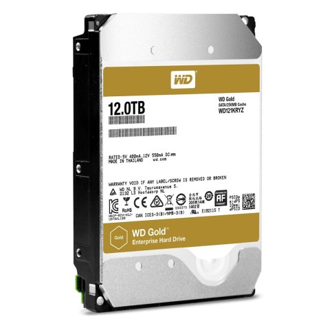 Dysk serwerowy HDD WD Gold DC HA750 (12 TB; 3.5"; SATA III)