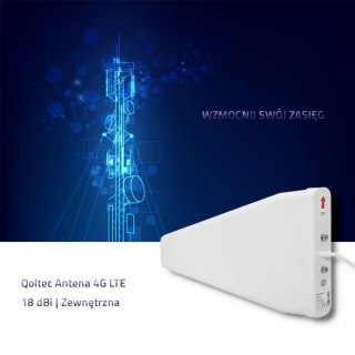 Qoltec Antena 4G LTE | 18 dBi | Zewnętrzna