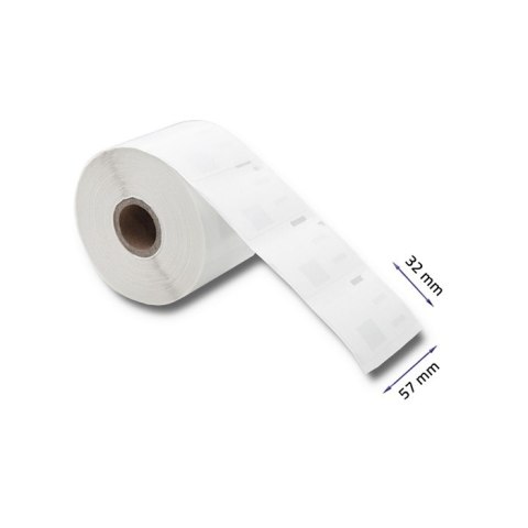 Qoltec Etykiety do DYMO LW-11354 | S0722540 | 57 x 32 mm | 1000 sztuk