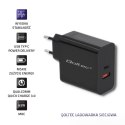 Qoltec Ładowarka sieciowa 63W | 5-20V | 1.5-3A | USB typ C PD | USB QC 3.0 | Czarna