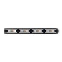 Qoltec Patch panel RACK | 24 porty | kat.5E UTP | Czarny