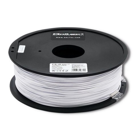 Qoltec Profesjonalny filament do druku 3D | ABS PRO | 1.75mm | 1 kg | Cold White