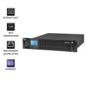 Qoltec Zasilacz awaryjny UPS RACK | 1kVA | 800W | LCD