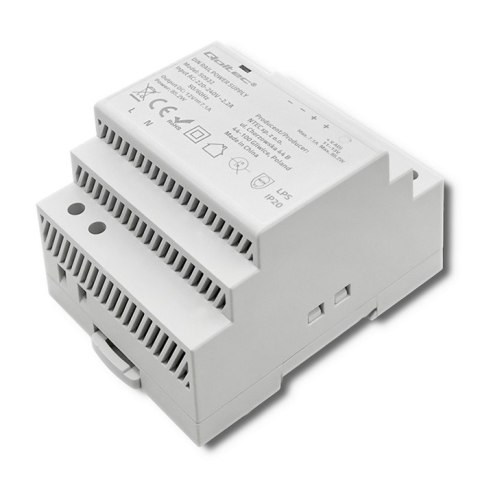 Qoltec Zasilacz na szynę DIN | 85.2W | 12V | 7.1A | Szary