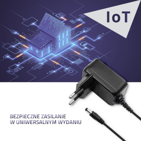 Qoltec Zasilacz wtyczkowy 10W | 5V | 2A | 5.5*2.1