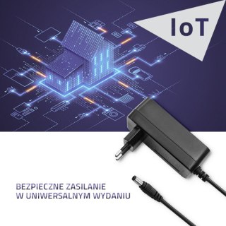 Qoltec Zasilacz wtyczkowy 45W | 15V | 3A | 5.5*2.1