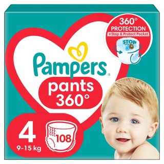 PAMPERS Pieluchomajtki MB Rozm 4, 9-15kg, 108szt