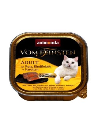 ANIMONDA Vom Feinsten Classic Cat indyk, wołowina i marchewka - mokra karma dla kota - 100 g