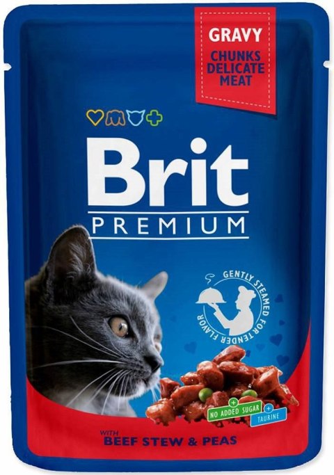 BRIT Cat Pouches Family Plate - mokra karma dla kota - 12 x 100g