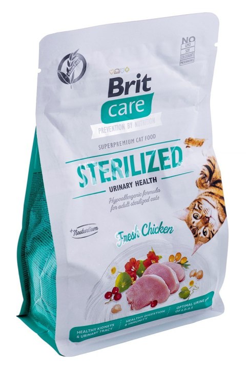 Brit Care Cat Grain-Free Sterilized Urinary - sucha karma dla kota - 400 g