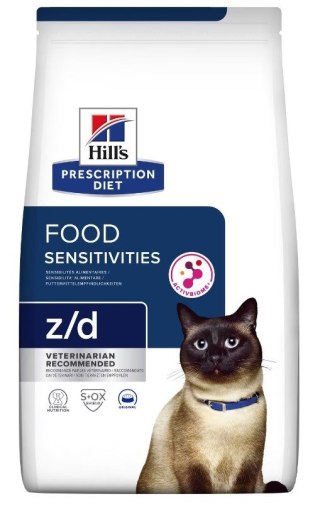 HILL'S Prescription Diet Feline Food Sensitivities Z/D - sucha karma dla kota - 1,5 kg