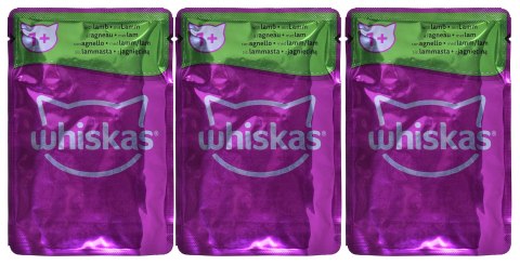 WHISKAS Klasyczne Posiłki w sosie - mokra karma dla kota - saszetka - 12x85 g