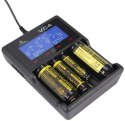 Ładowarka do akumulatorów cylindrycznych Li-ion / Ni-MH AA / AAA / 18650 Xtar VC4