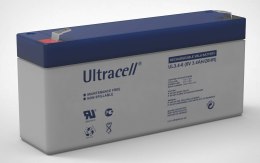 Akumulator AGM ULTRACELL UL 6V 3.4Ah