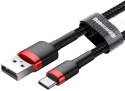 KABEL USB-A -> USB-C Baseus Cafule CATKLF-A91 50cm 3A QC 3.0 CZARNO-CZERWONY W OPLOCIE