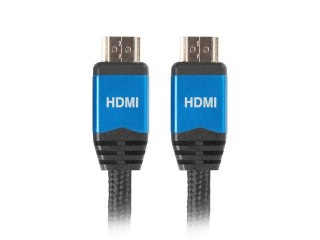 Kabel Lanberg Premium CA-HDMI-20CU-0030-BL (HDMI M - HDMI M; 3m; kolor czarny)