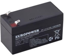 Akumulator AGM EUROPOWER serii EP 12V 1,2Ah (Żywotność 6-9 lat)