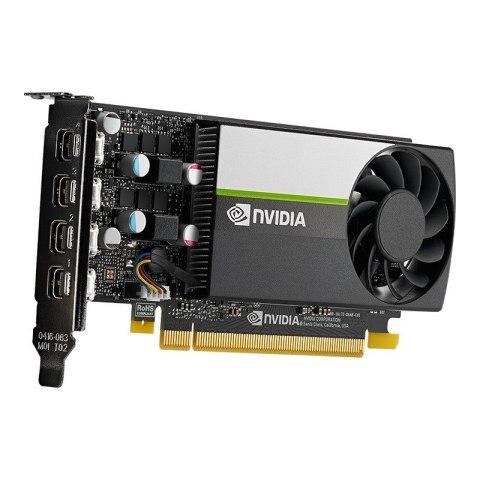 Karta graficzna PNY NVIDIA T1000 8GB, GDDR6, 4x mini DisplayPort, PCI Express 3.0, LP - ATX bracket, Retail