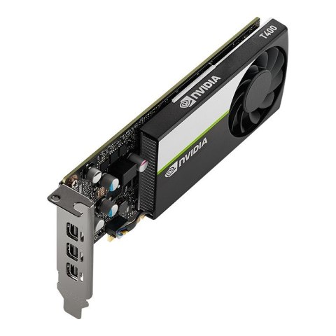 Karta graficzna PNY NVIDIA T400 4GB, GDDR6, 3x DisplayPort, PCI Express 3.0, LP - LP bracket, Retail