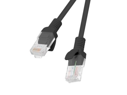 Patchcord UTP Lanberg PCU5-10CC-0500-BK (RJ45 - RJ45 ; 5m; UTP; kat. 5e; kolor czarny)