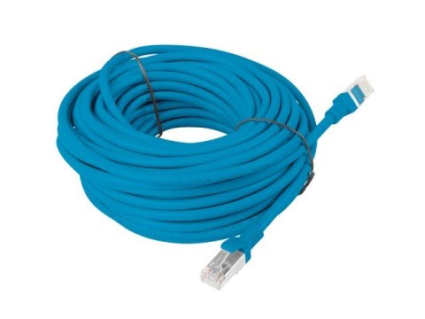 Patchcord UTP Lanberg PCU6-10CC-1500-B (RJ45 - RJ45 ; 15m; UTP; kat. 6; kolor niebieski)