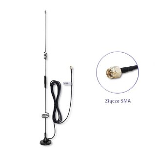 Qoltec Antena GSM 600-2700 MHz LTE | Wewnętrzna