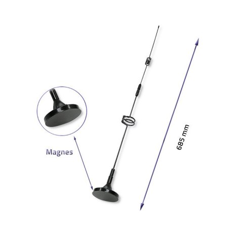 Qoltec Antena GSM 600-2700 MHz LTE | Wewnętrzna