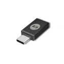 Qoltec Inteligentny czytnik chipowych kart ID SCR-0632 | USB 2.0 + Adapter USB-C