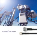 Qoltec Kabel koncentryczny RG58 | N Żeński | RP-SMA Męski | 1m