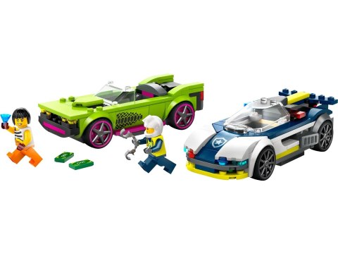 LEGO City 60415 Pościg radiowozu za muscle carem