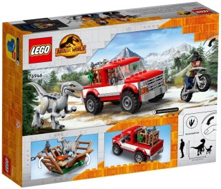 LEGO Jurassic World 76946 Schwytanie welociraptorów Blue i Bety