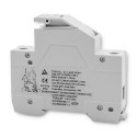 Qoltec Podstawa bezpiecznikowa z diodą + bezpiecznik DC | 1P|1000V |15A |10x38 |solar