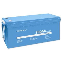Qoltec Akumulator LiFePO4 Litowo-Żelazowo-Fosforanowy | 12.8V | 200Ah | 2560Wh | BMS