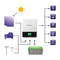 Qoltec Hybrydowy inwerter solarny Off-Grid 3kVA | 2.4kW | 80A | MPPT | Sinus