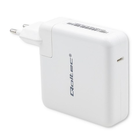 Qoltec Ładowarka sieciowa FAST 96W | 5-20V | 3- 4.7A | USB C PD | Biała