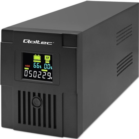 Qoltec Zasilacz awaryjny UPS Line Interactive | Monolith | 1500VA | 900W | LCD | USB | RJ45