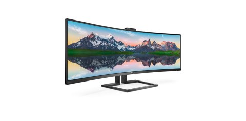 Monitor Philips 499P9H/00 (48,8"; VA; 5120x1440; DisplayPort, HDMI x2; kolor czarny)