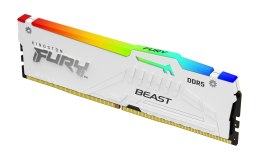 16GB DDR5-5600MT/S CL40/DIMM FURY BEAST WHITE RGB XMP