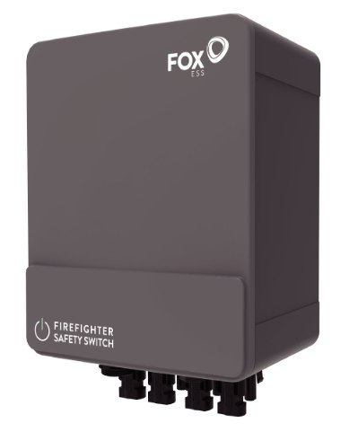 Przeciwpożarowy wyłącznik PV FoxESS S-BOX, 2 STRINGI