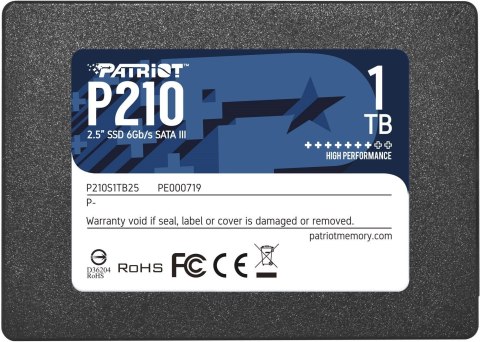 SSD SATA2.5" 1TB P210 P210S1TB25 PATRIOT
