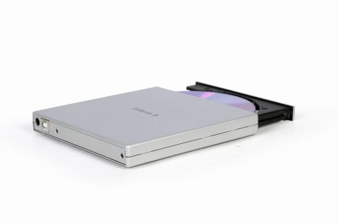 GEMBIRD ZEWNĘTRZNA NAGRYWARKA DVD 8X, CD 24X USB 2.0 SLIM SREBRNA