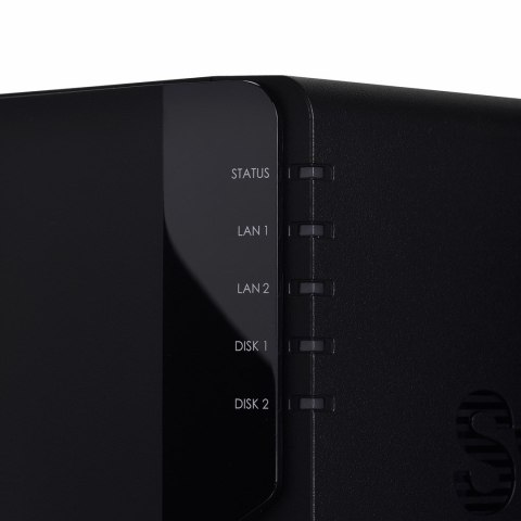 NAS Synology DS224+; Tower; 2x (3.5" SATA HDD); Intel Celeron J4125;,2GB DDR4 (max. 6GB), 2x 1GbE RJ-45