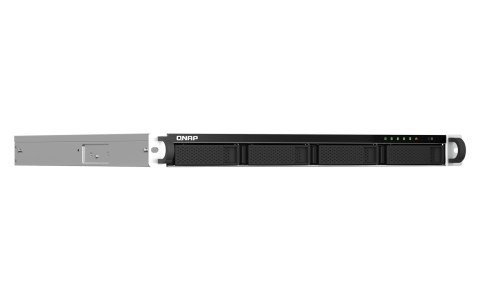 Qnap TS-464U-8G, 1U, 4 x 2.5"/3.5" SATA , Intel Celeron N5105/N5095 4C/4T, 8GB RAM onboard (not expandable), 2 x 2.5GbE, Single 