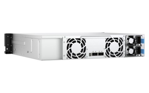 Qnap TL-R1200PES-RP Expansion unit, 12-bay 2U rackmount, 12x 2.5/3.5" SATA, 2 ports (SFF-8644 1x2), redundant PSU, without rail 