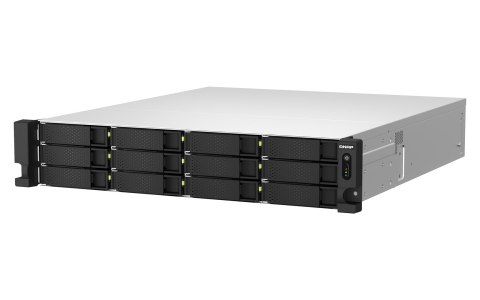 Qnap TS-h1887XU-RP-E2334-16G, 2U, 12 x 2.5"/3.5" + 6 x 2.5" SATA, Intel Xeon E-2334 4C/8T, 16GB UDIMM DDR4 ECC (Max. 128GB), 2 x